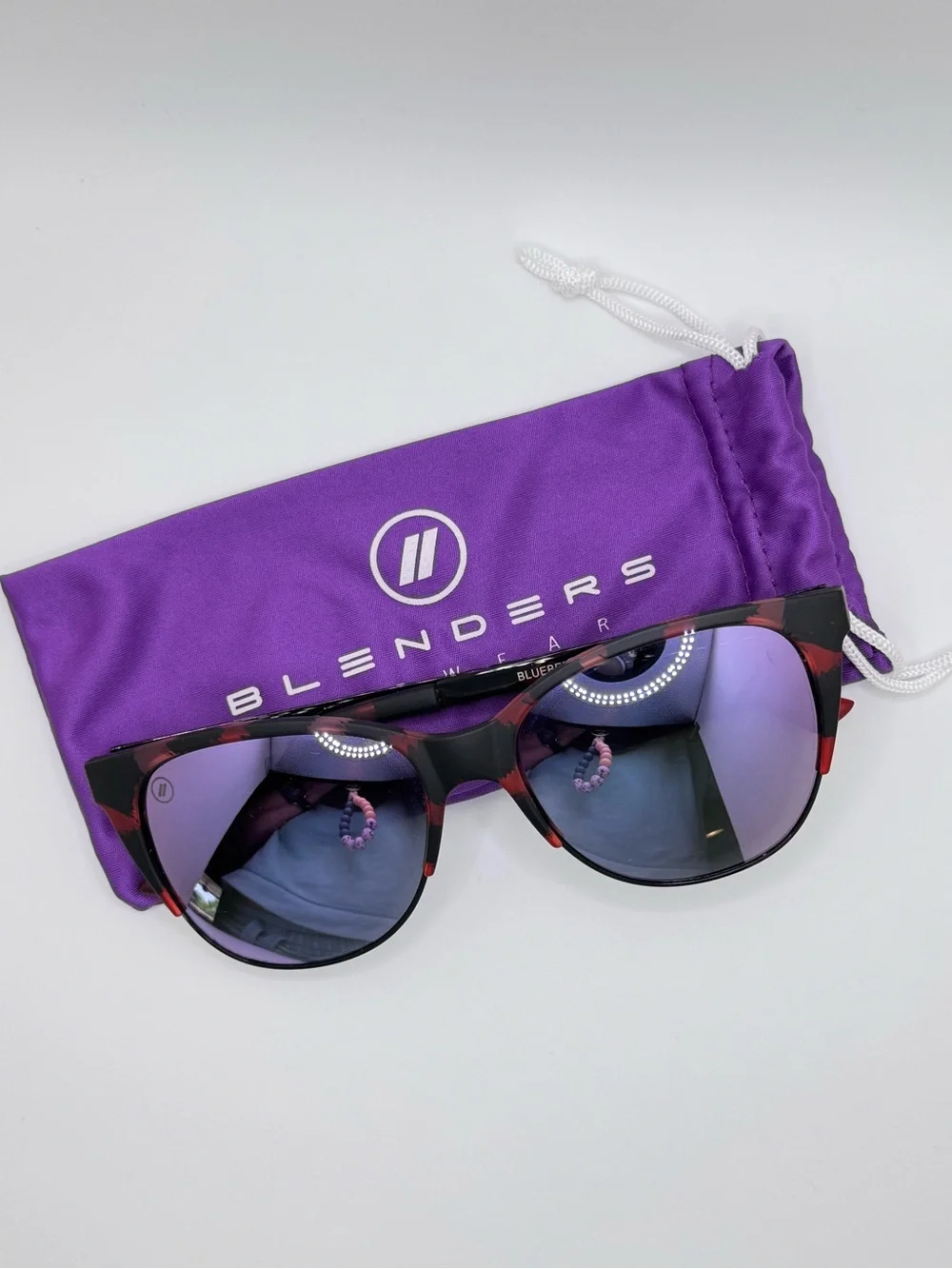 Blenders Blueberry Polarized Mirrored Sunglasses NWOT